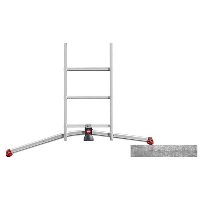 Hailo Combination Ladders with Adjustable Pedal