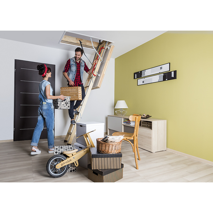 FAKRO LWT Energy Efficient Wooden Loft Ladder