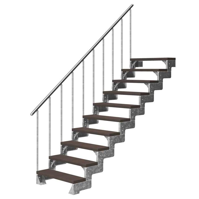 Trimax Gardentop Staircase with Handrail - Dark Brown
