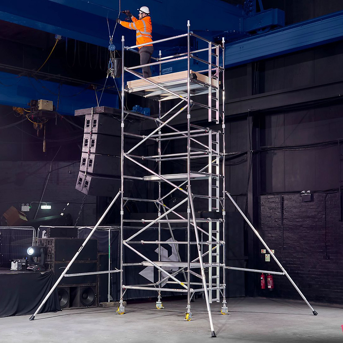 Boss Ladderspan 3T Double Width Scaffold Tower 