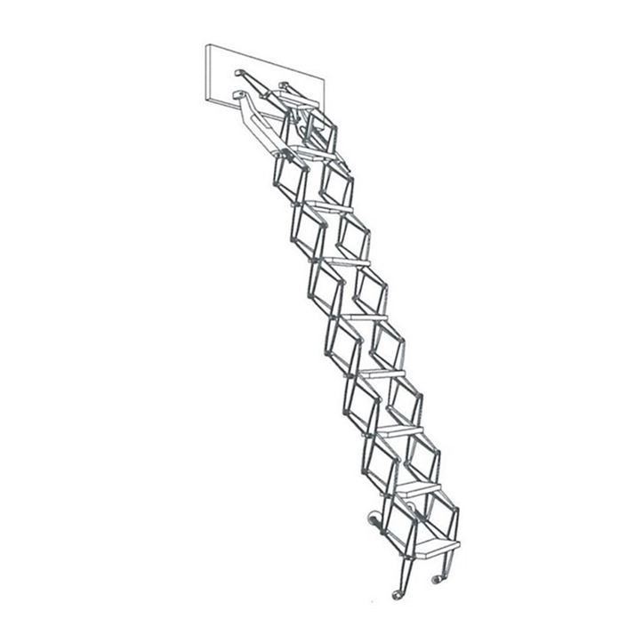 Columbus Junior Aluminium Concertina Loft Ladder