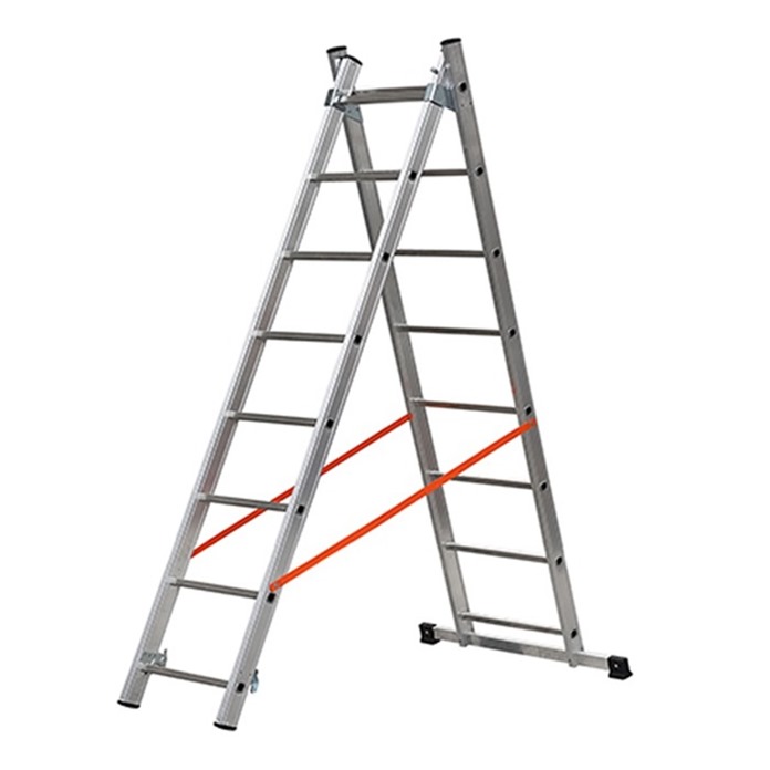 Hailo Double Section Combination Ladder