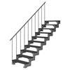 Trimax Gardentop Staircase With Handrail - Anthracite