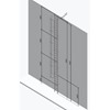 Fixed Vertical Ladder with Safety Cage
