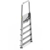 HOME Aluminium Platform Step Ladders