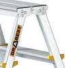 Pro Aluminium Double-Sided Step Ladder
