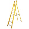 Super-Trade Glass Fibre Platform Step Ladder