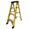 Lightweight GRP Swingback Step Ladders