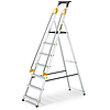 PRO Series Aluminium Platform Step Ladder with Handrails