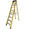 Lightweight GRP Swingback Step Ladders