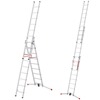 Hailo Combination Ladders with Adjustable Pedal