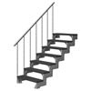 Trimax Gardentop Staircase With Handrail - Anthracite