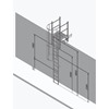 Fixed Vertical Ladder - Hoops & Parapet Crossover