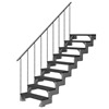 Trimax Gardentop Staircase With Handrail - Anthracite
