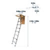 Telescopic Loft Ladder 2.9m