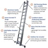 Heavy Duty Double Extension Ladders