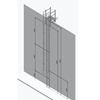 Fixed Vertical Ladder – Cage & Parapet Crossover