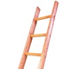 Heavy Duty Single Section Timber Pole Ladders