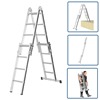 Hymer Black Line Telescopic Combination Ladder
