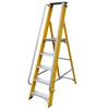 Glass Fibre Platform Step Ladders With Handrails