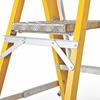 Glass Fibre Platform Step Ladders With Handrails