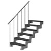 Trimax Gardentop Staircase With Handrail - Anthracite