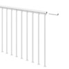 Classic Landing banister for spiral Staircases: Black Anthracite - 1m Extension Kit