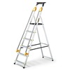 PRO Series Aluminium Platform Step Ladder with Handrails