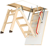 3 Section Folding Wooden Loft Ladder (LWK Komfort)