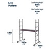 Werner Combination Ladder 5 in 1 with Platform