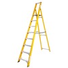 Super-Trade Glass Fibre Platform Step Ladder