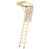 3 Section Folding Wooden Loft Ladder (LWK Komfort)