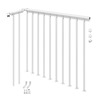 Classic Landing banister for spiral Staircases: Black Anthracite - 1m Starter Kit