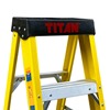 Titan Fibreglass Swingback Step Ladder