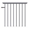 Landing banister To Suit ATLANTA & DALLAS Staircases: 1m Starter Kit - Grey