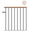 Classic Landing Banister - Pearl Grey: 1m Starter Kit - Oak White Oiled