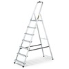 HOME Aluminium Platform Step Ladders