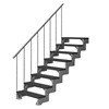Trimax Gardentop Staircase With Handrail - Anthracite