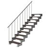 Trimax Gardentop Staircase with Handrail - Dark Brown
