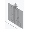 Fixed Vertical Ladder – Cage & Parapet Crossover