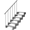 Outdoor Gardentop Staircase with Handrail