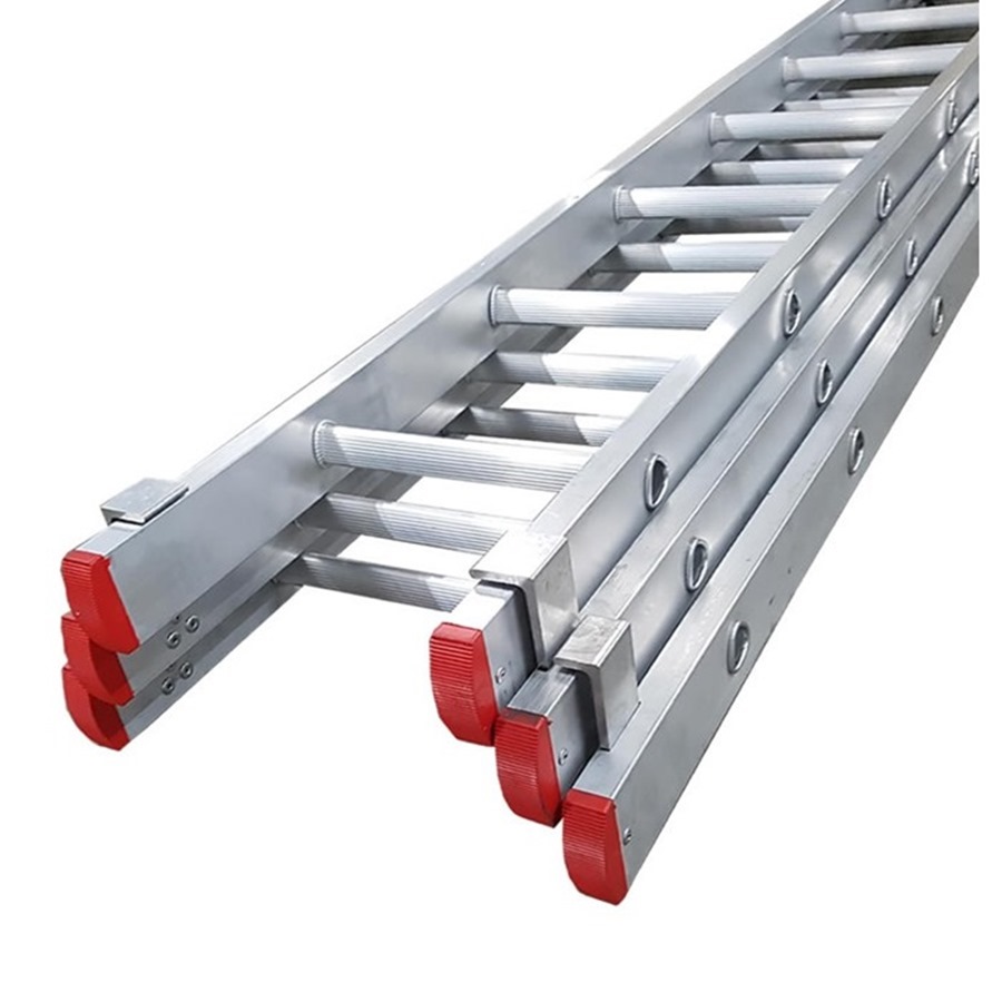 2.2-4.4M Triple Extension DIY 3 Section Aluminium Ladder next day available 
