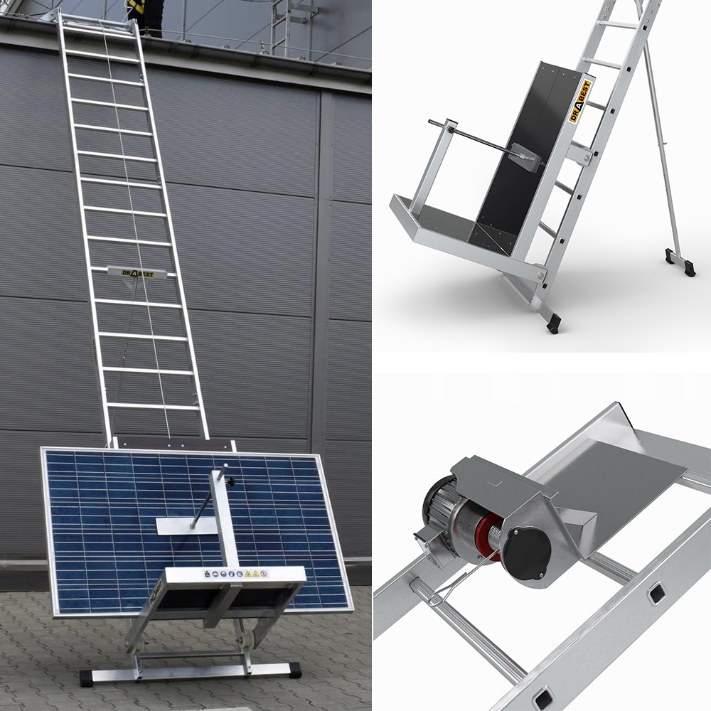 Ladder Hoist Safe Efficient Lifting For Solar Installers Ladder Hoist Safe Efficient Lifting For Solar Installers