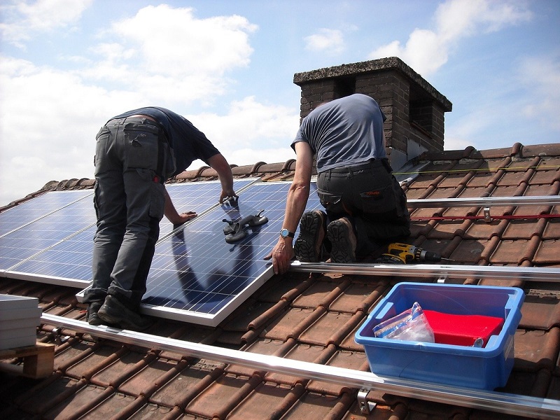 install solar panels on roof