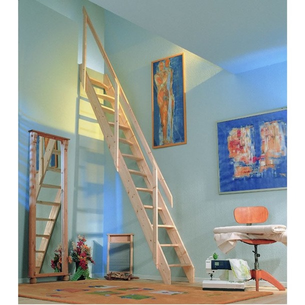 dolle amsterdam wooden space saving staircase