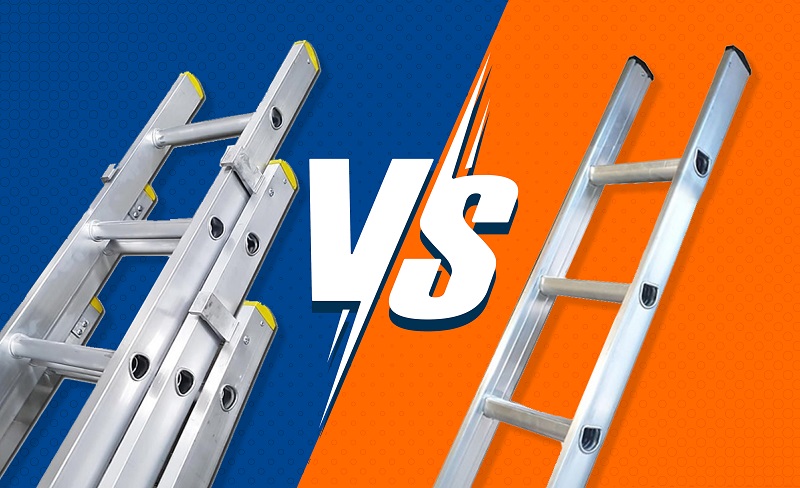is an extension ladder better than a straight ladder