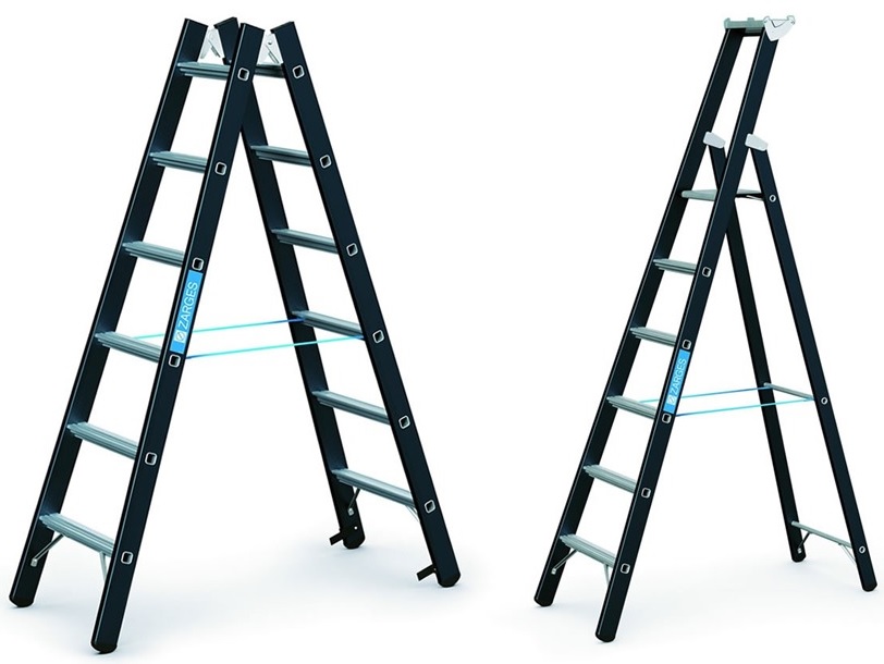 Heavy duty step ladders