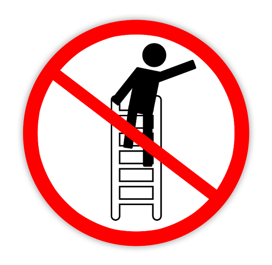ladder safety tips, how to use a ladder safely