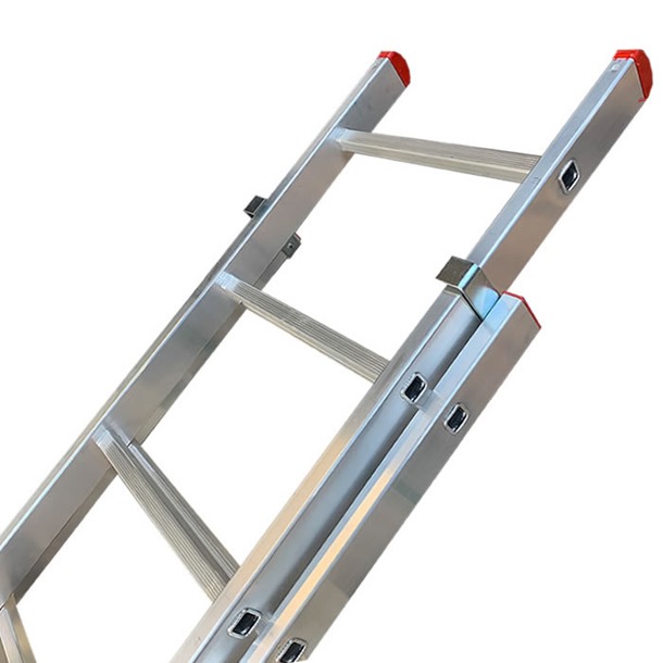 Double section extension ladder
