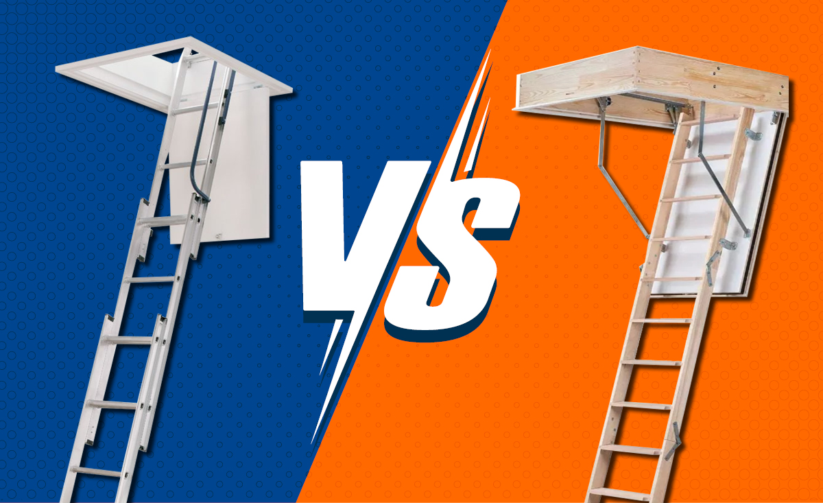 aluminium loft ladder vs wodden loft ladder